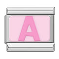 Pink Letter Charm