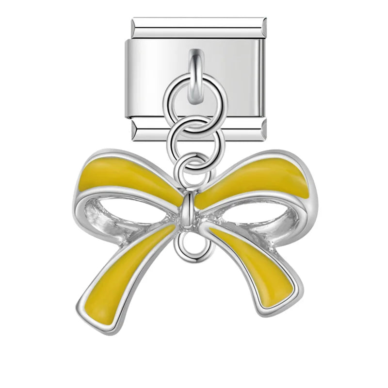 Bowknot Charm Silver