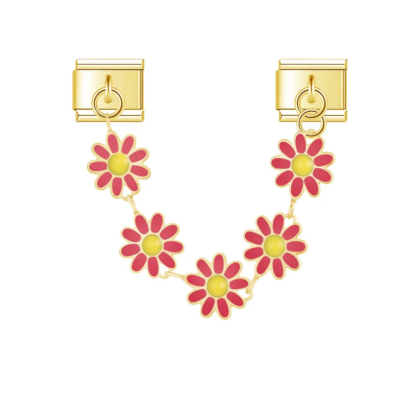 Flower Chain Charm