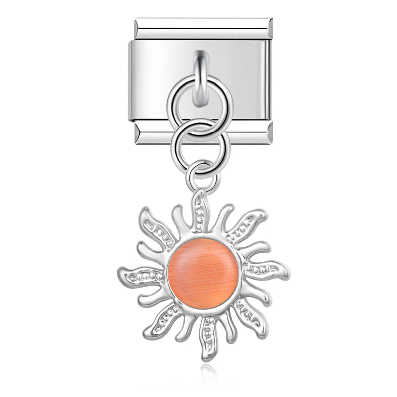 Sun Charm Silver