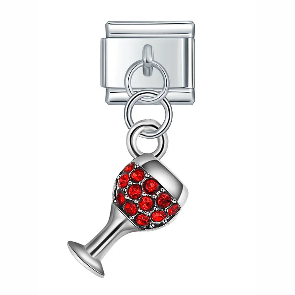 Wine Glass Charm