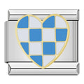Chess Heart Charm