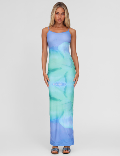Abito Maxi Ardon - Ibisco Blu