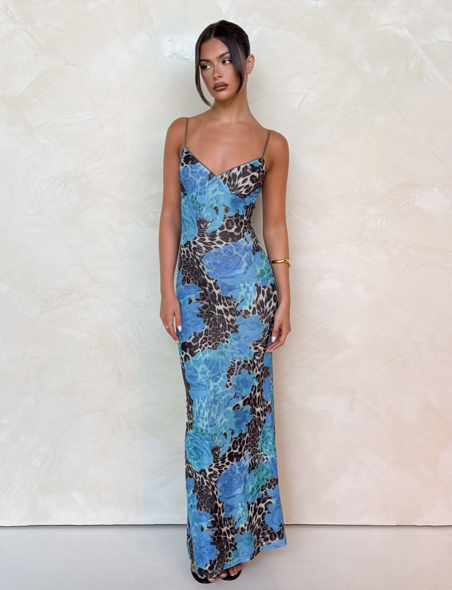 Abito Julianna - Blu Leopardo