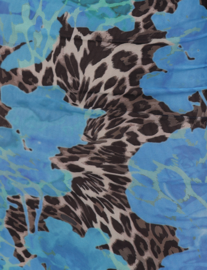 Abito Julianna - Blu Leopardo