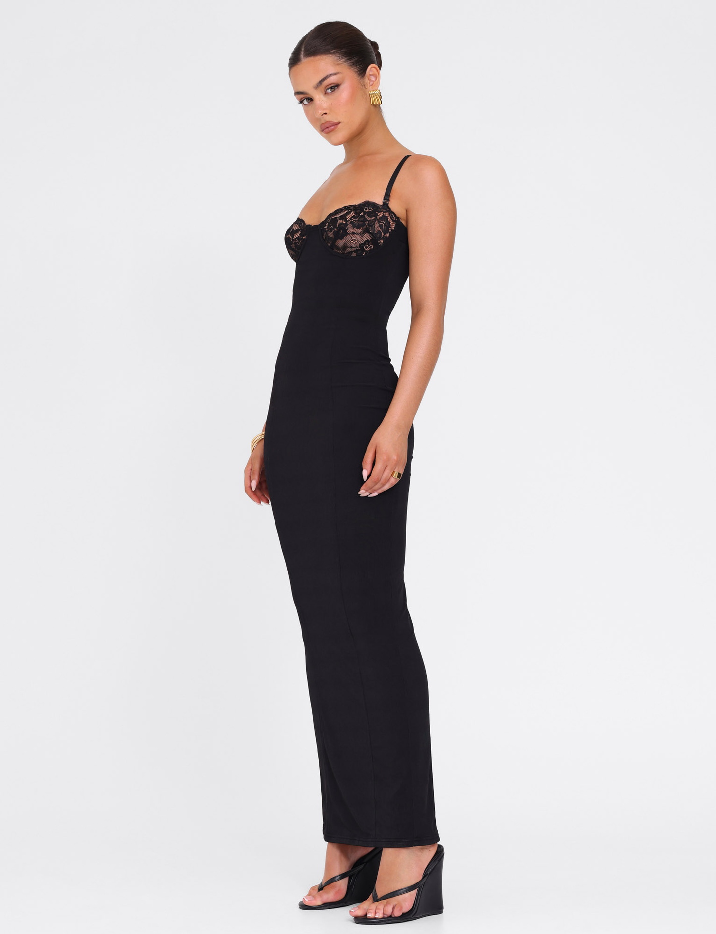 Abito Maxi Allura - Nero