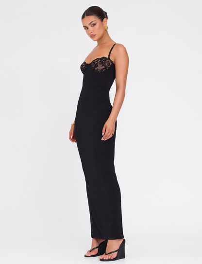 Abito Maxi Allura - Nero