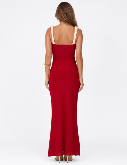 Abito Maxi Amaran - Rosso