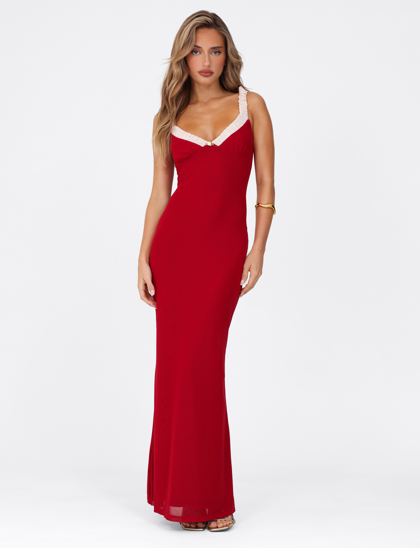 Abito Maxi Amaran - Rosso