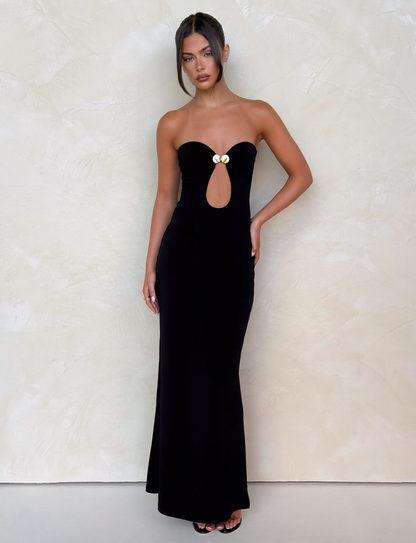 Abito Maxi Cecily - Nero