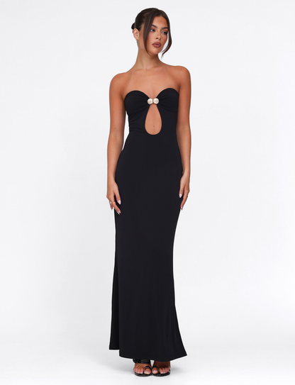 Abito Maxi Cecily - Nero