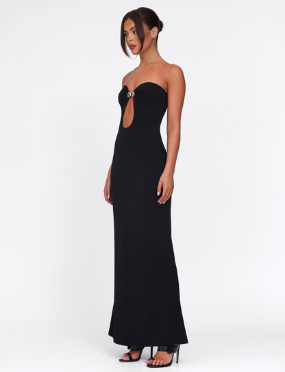 Abito Maxi Cecily - Nero