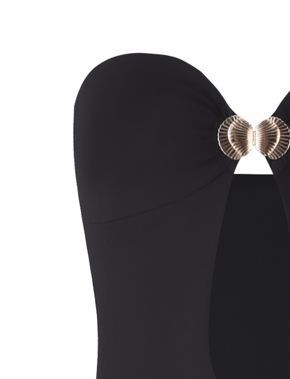 Abito Maxi Cecily - Nero