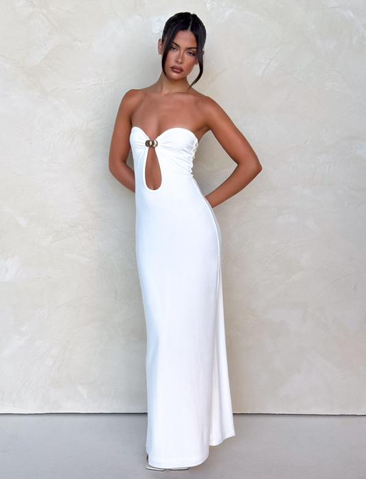 Abito Maxi Cecily - Bianco