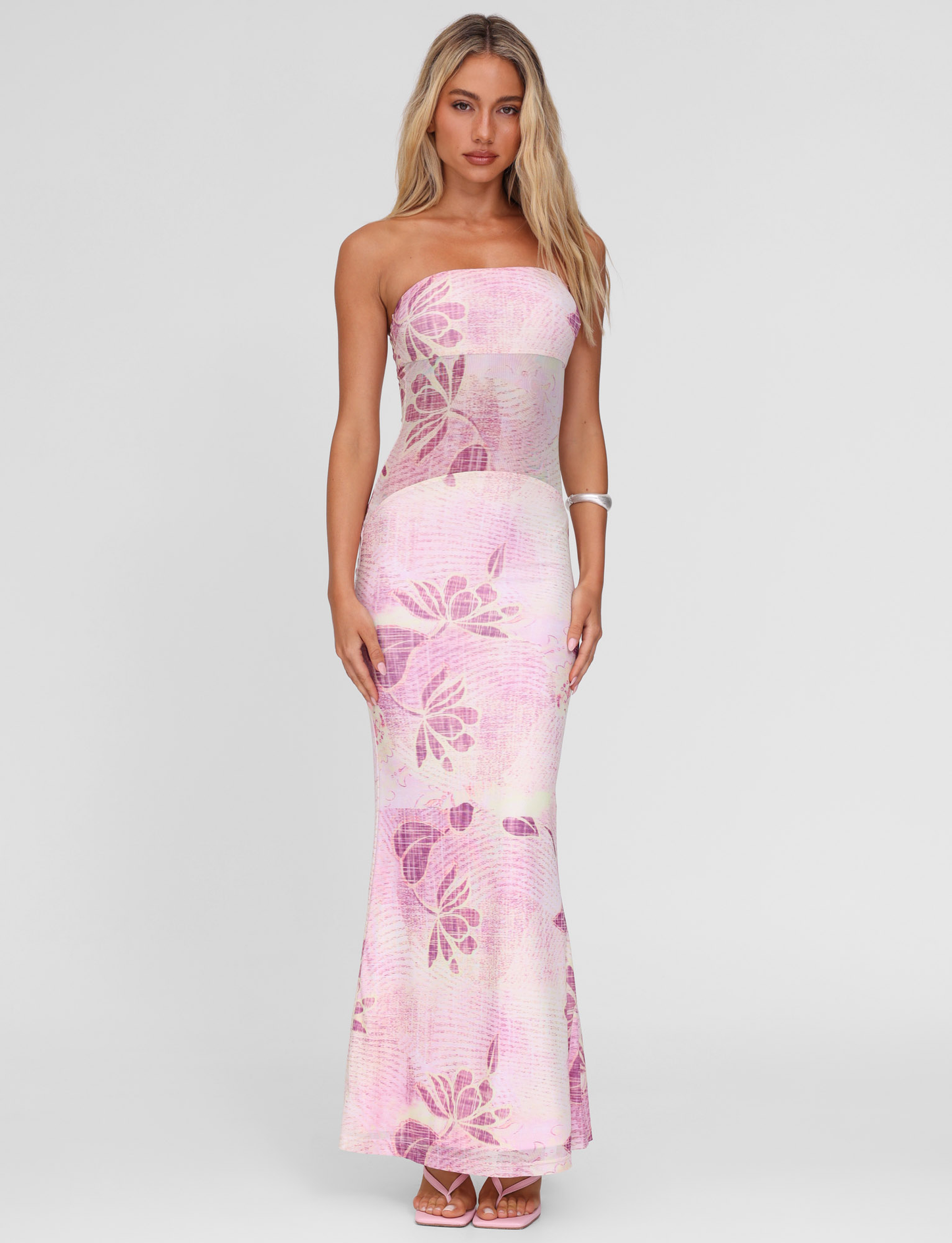Abito Morgan Mesh - Rosa