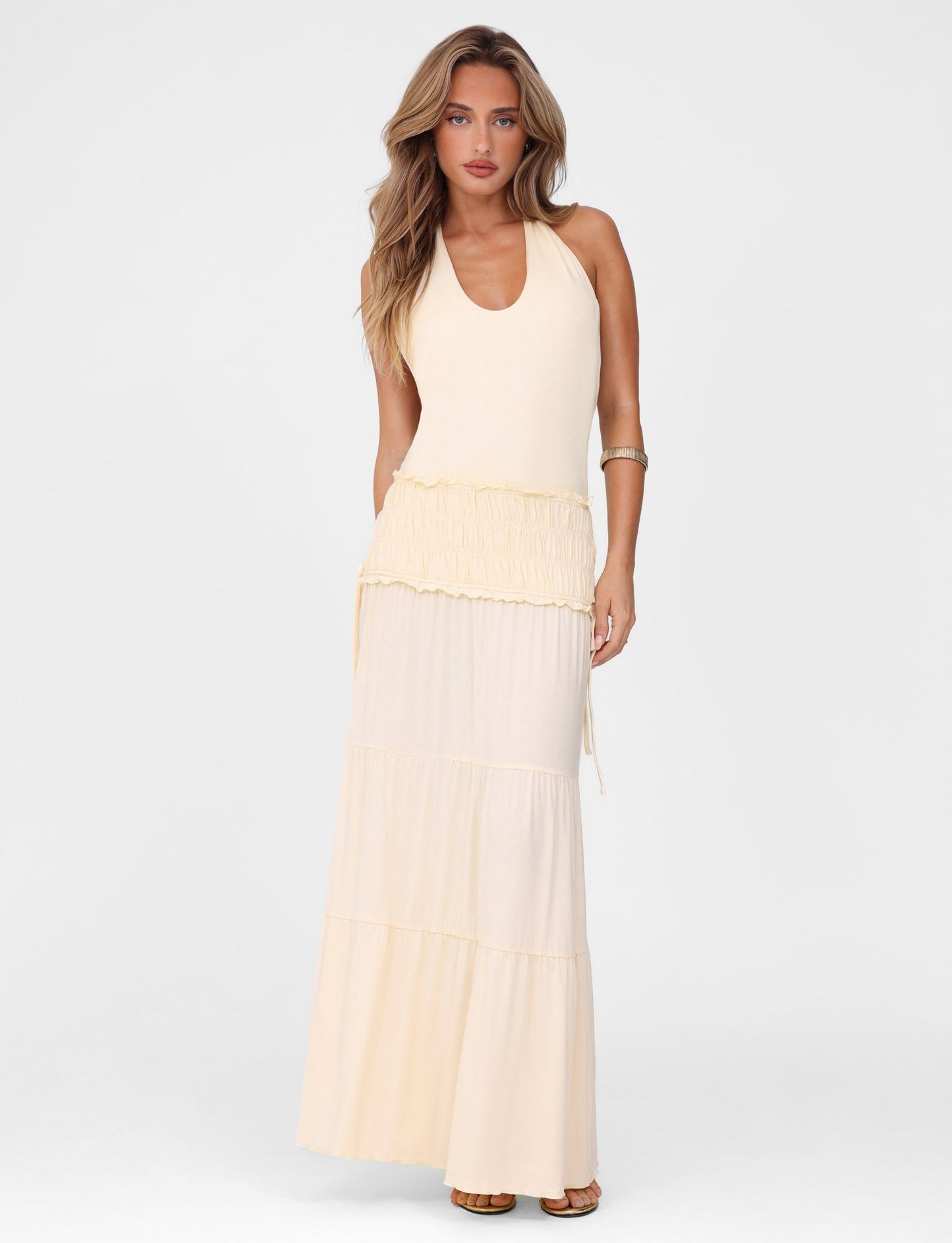 Abito Halter Denali - Osso