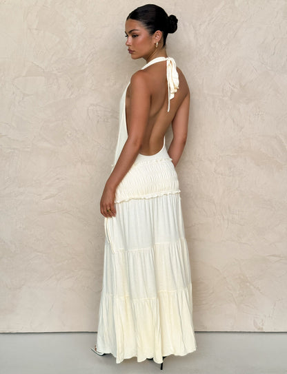 Abito Halter Denali - Osso