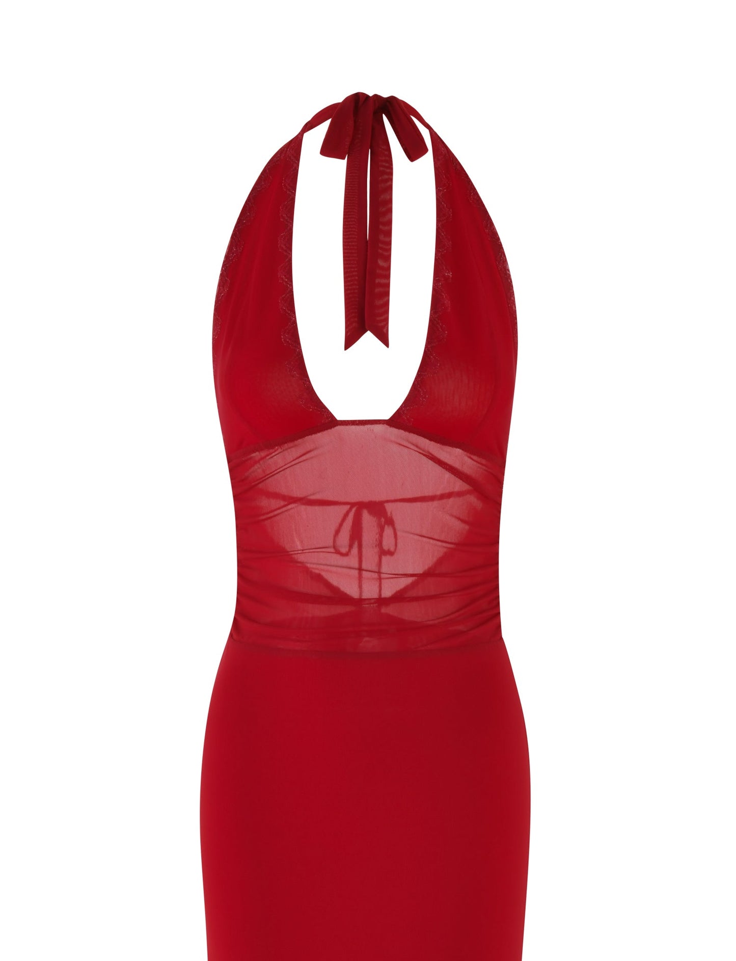 Abito Maxi Bresily - Rosso