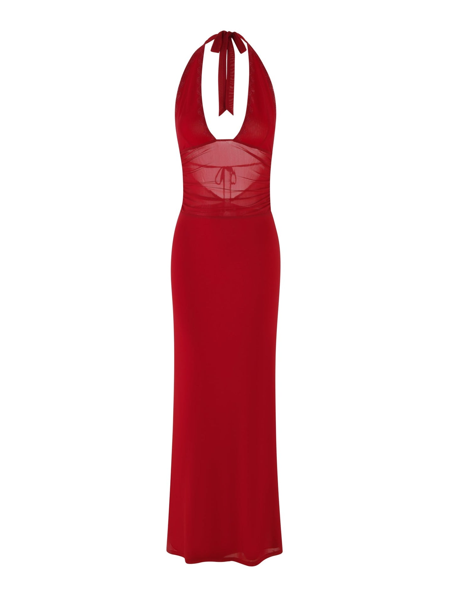 Abito Maxi Bresily - Rosso