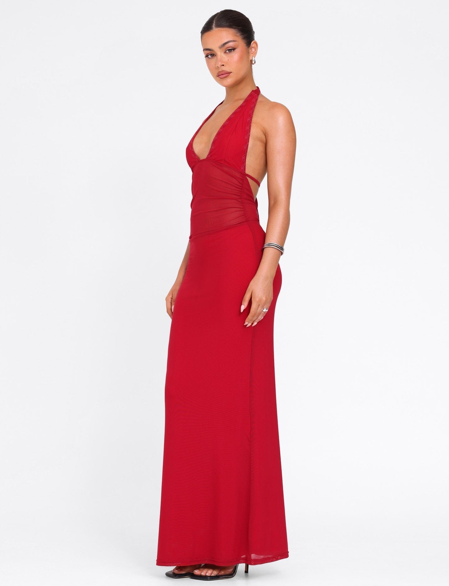 Abito Maxi Bresily - Rosso