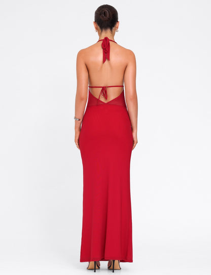 Abito Maxi Bresily - Rosso