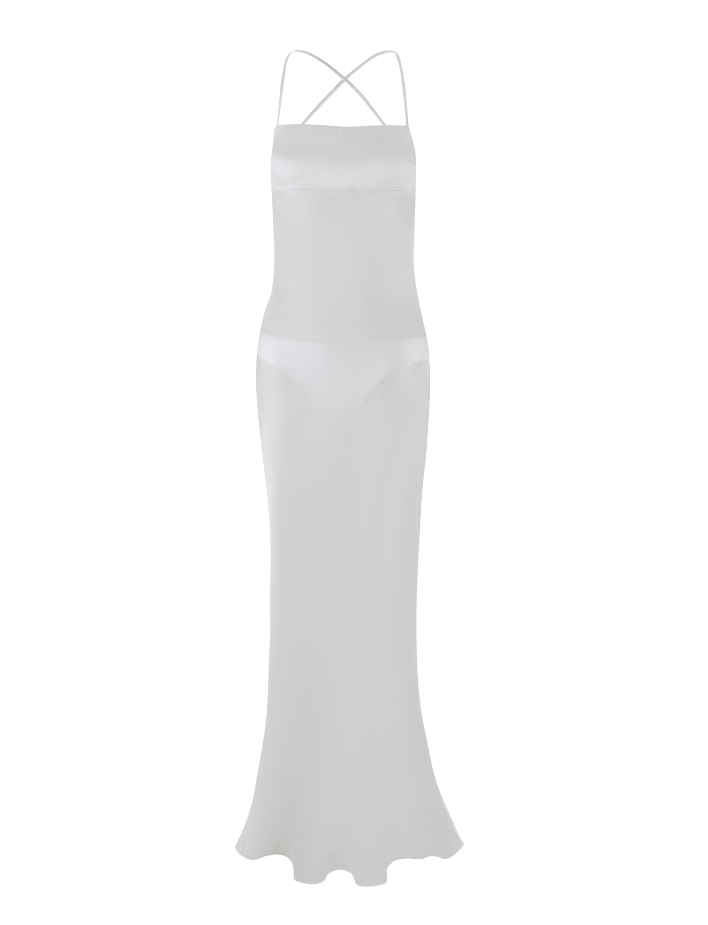 Abito Maxi Kiah - Bianco