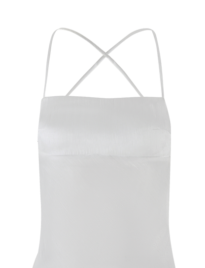 Abito Maxi Kiah - Bianco