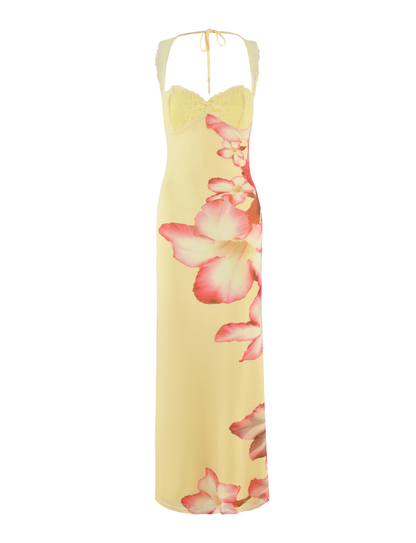 Abito Maxi Nyomi - Giallo