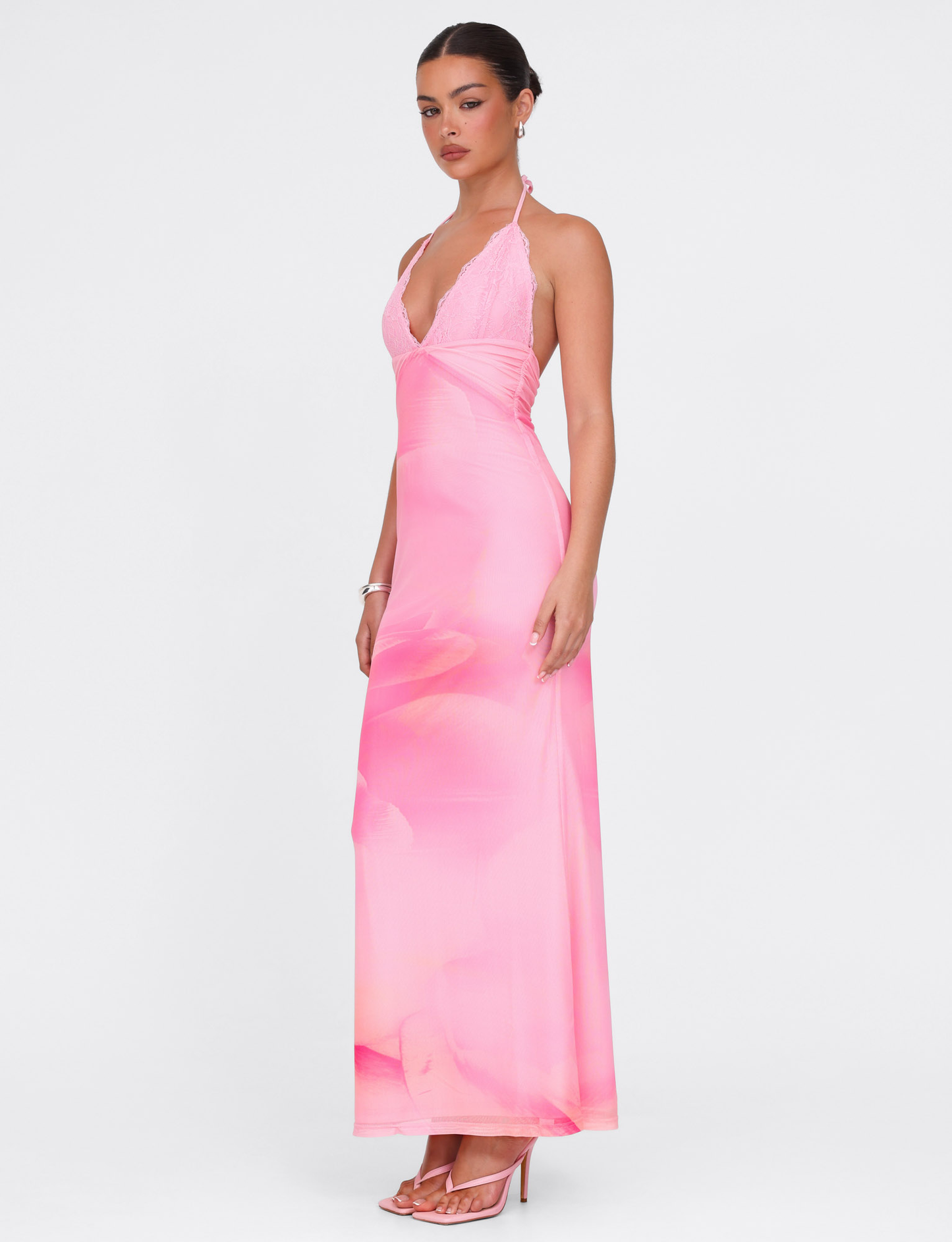 Abito Maxi Denae - Fiore Rosa