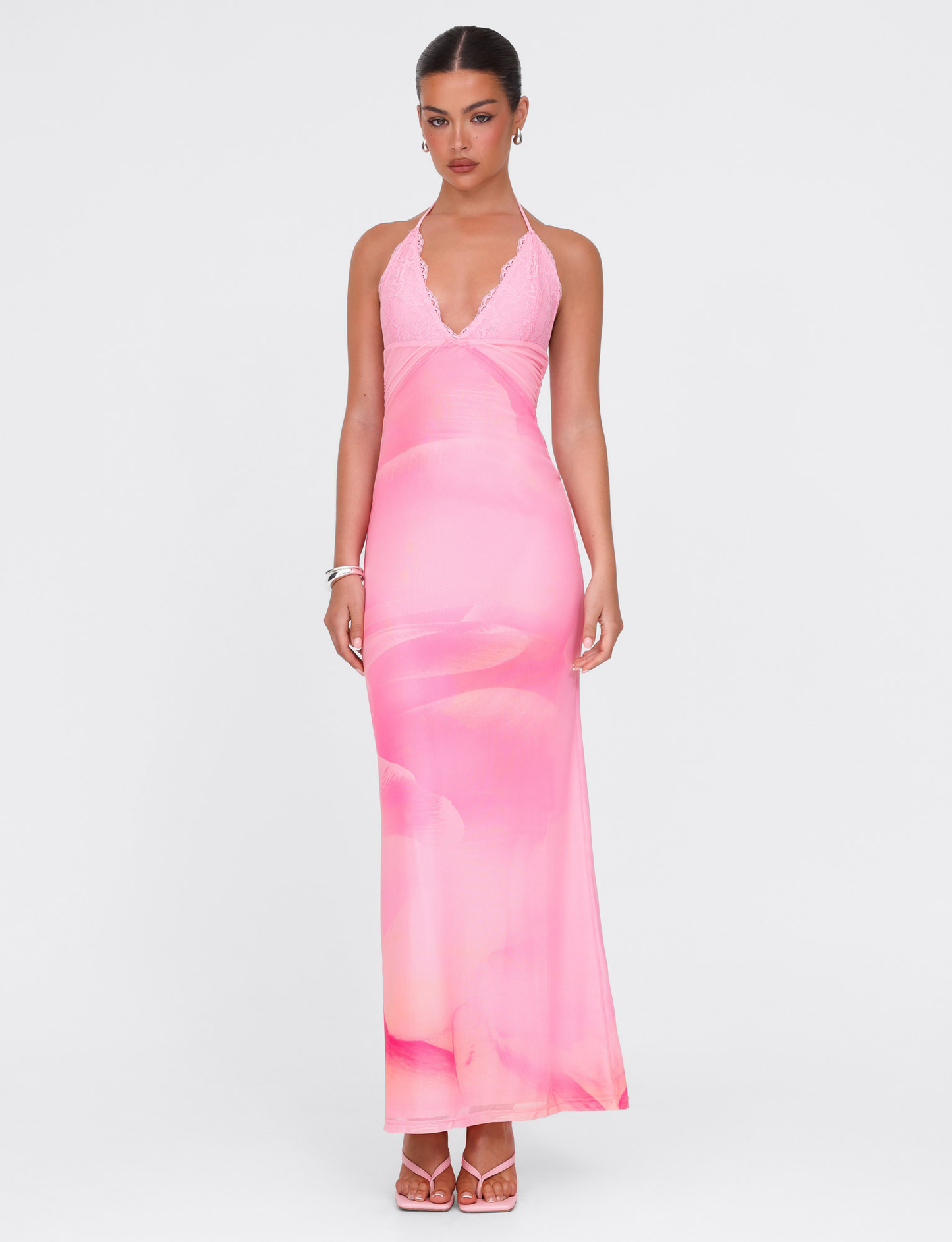 Abito Maxi Denae - Fiore Rosa