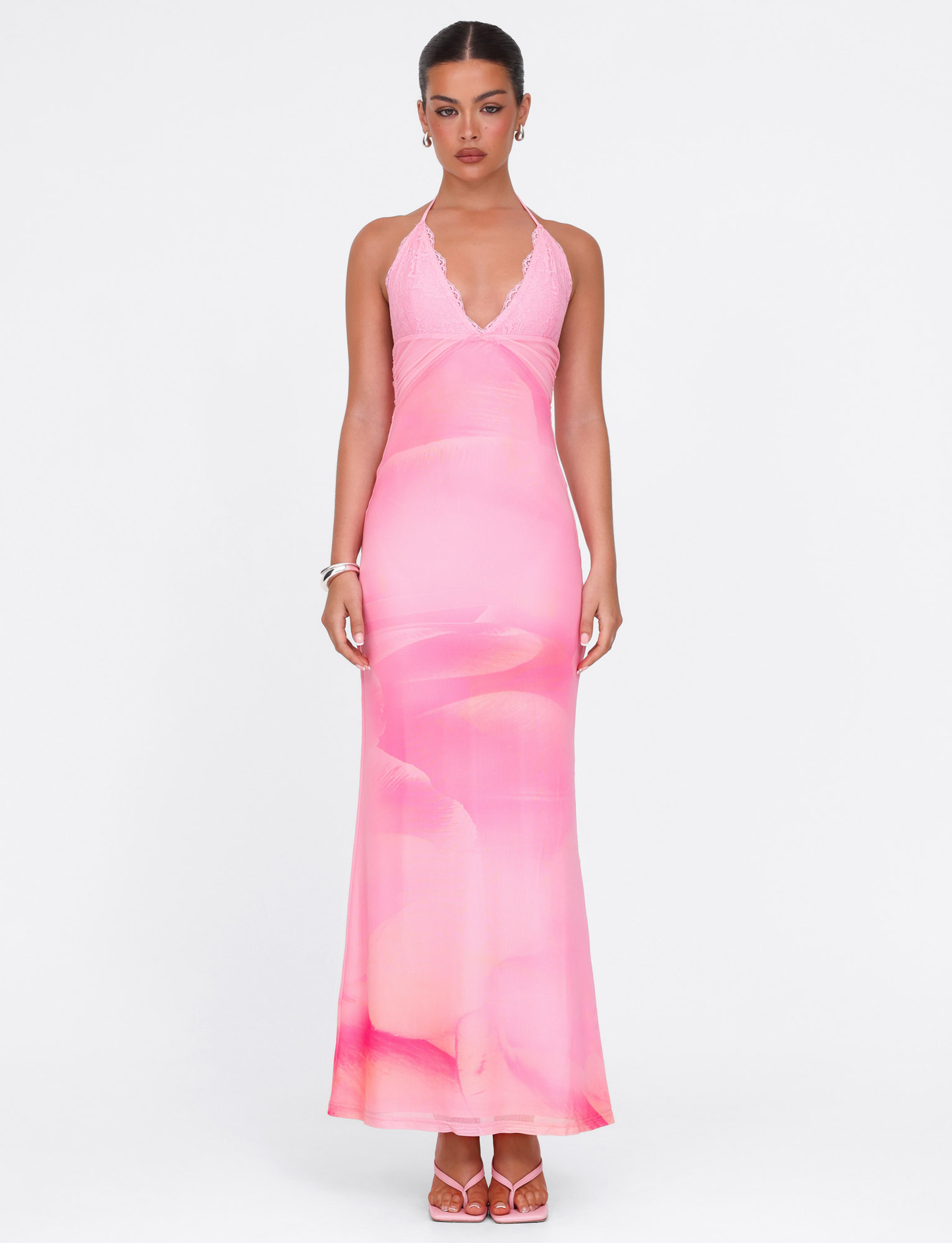 Abito Maxi Denae - Fiore Rosa
