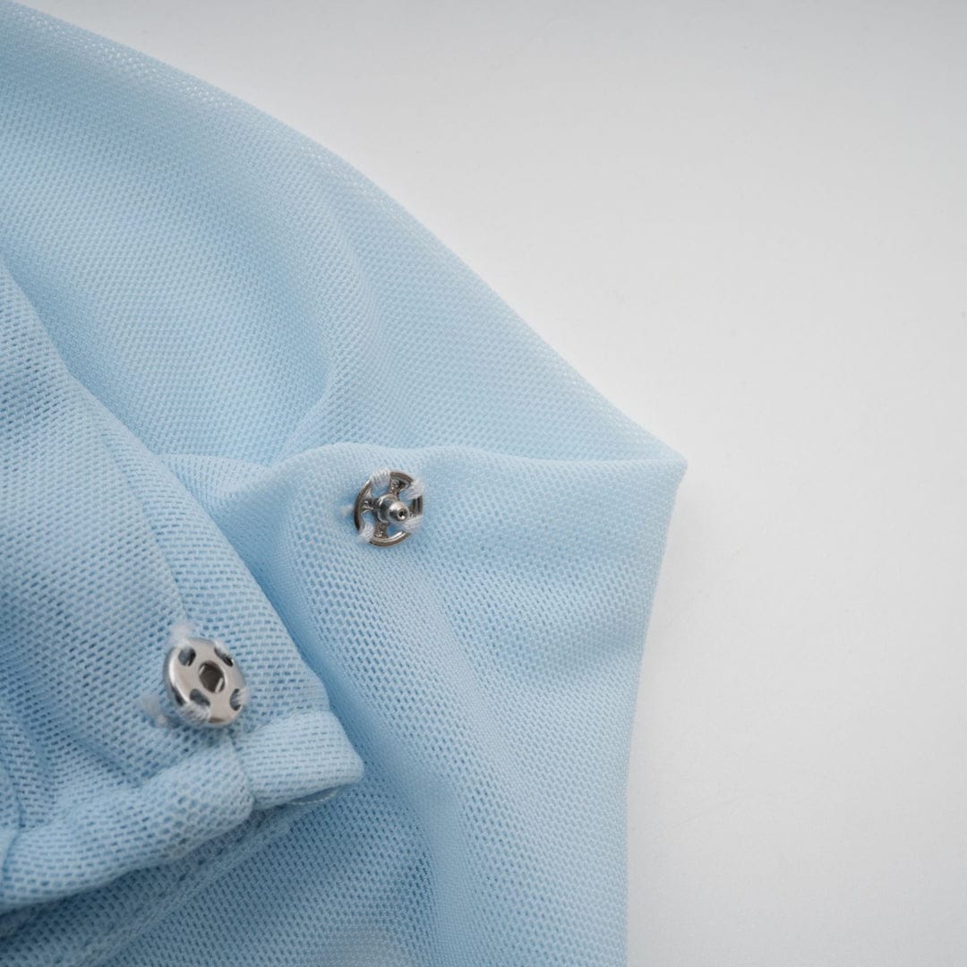Amora™ Abito Maxi Plissettato Asimmetrico Blu
