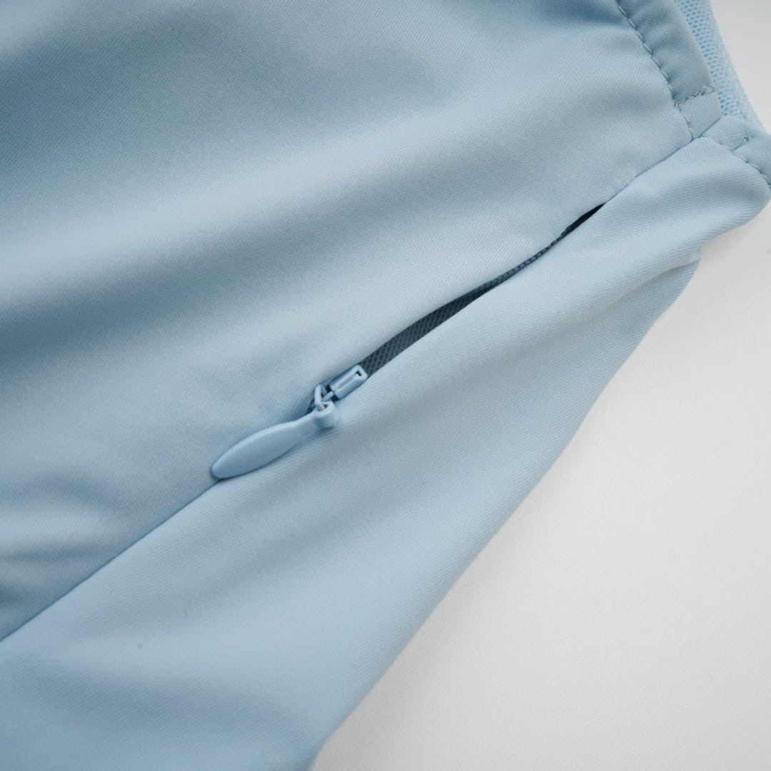Amora™ Abito Maxi Plissettato Asimmetrico Blu