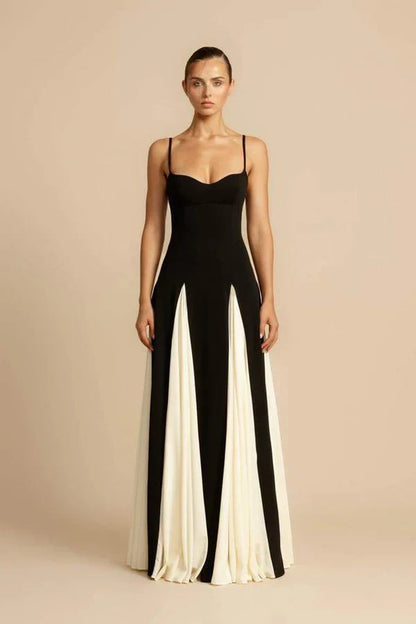 Amora™ Abito Slip Lungo Color Block