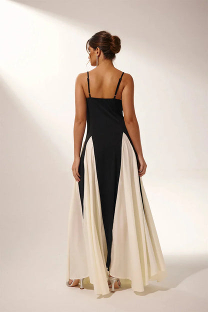 Amora™ Abito Slip Lungo Color Block